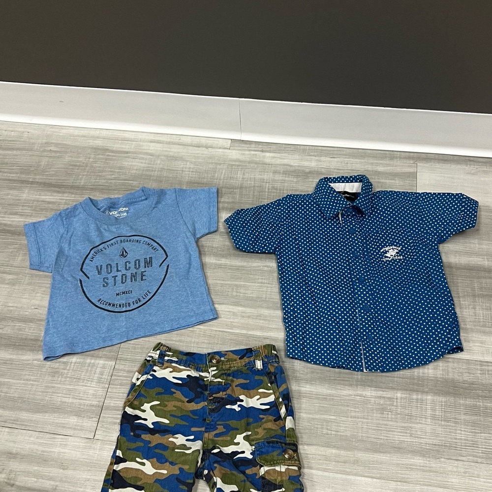 Blue Kids T-Shirt (s) and short